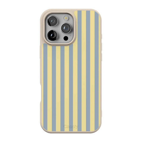 Coastline Stripes | Blue & Yellow Case