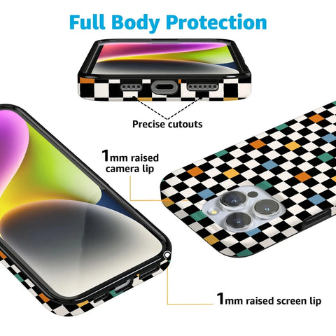 Old Skool | Retro Checkerboard Case