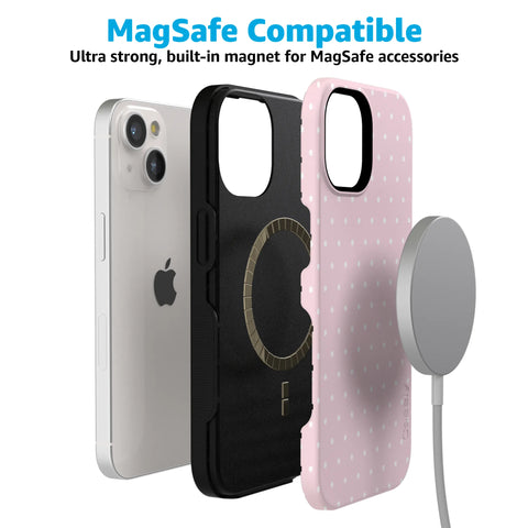 On the Dot | Pink & White Polka Dot Case