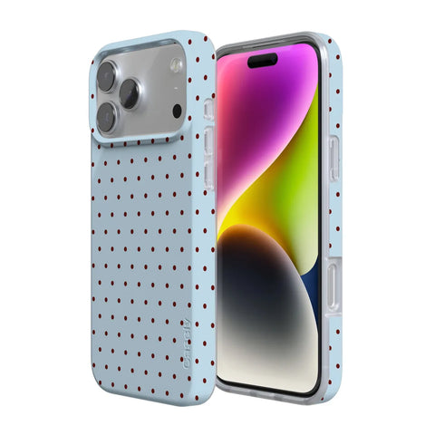 On the Dot | Blue Polka Dot Case