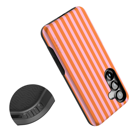 Perfect Stripes | Orange & Pink Stripes Case