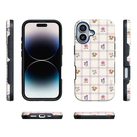 Meadow Check | Floral Gingham Case