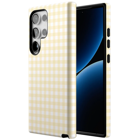 Pastel Picnic | Yellow Gingham Case