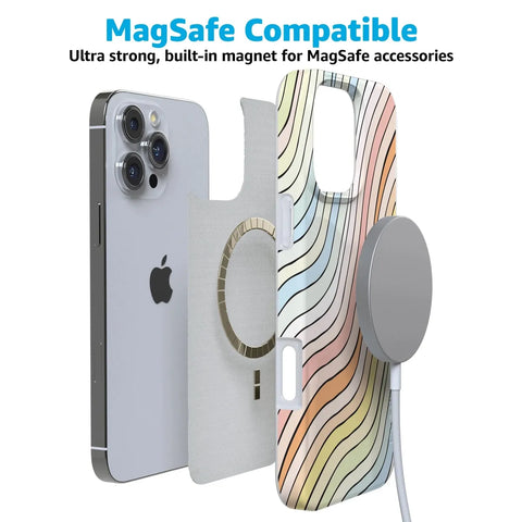 Ride The Wave | Pastel Rainbow Lined Case