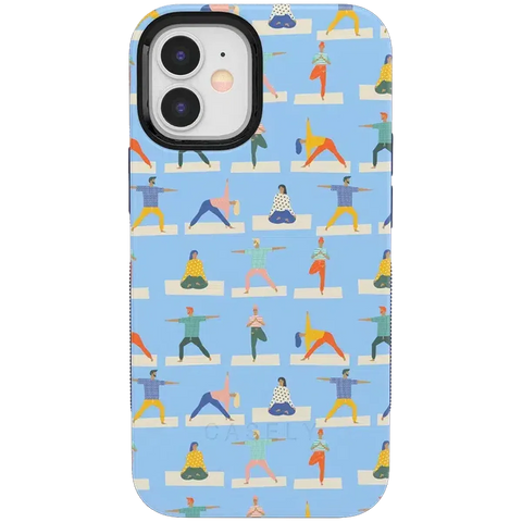 Go with the Flow | Light Blue Yoga Case