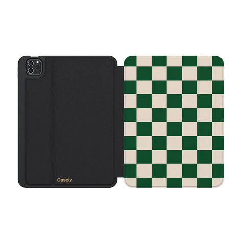 Fit Check | Green Checkerboard iPad Case