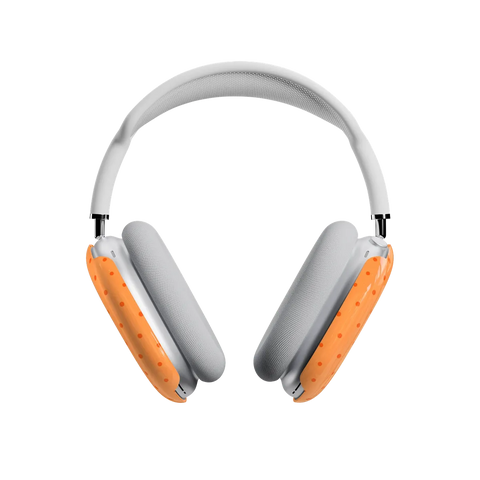 On the Dot | Orange Polka Dot AirPods Max Case