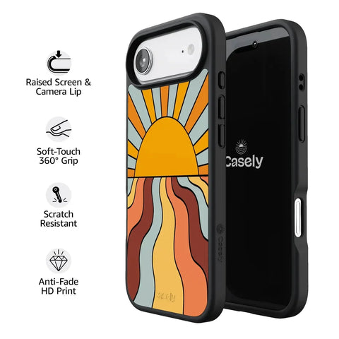 Shine On | Retro Sunset Case