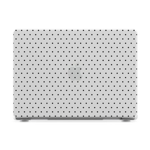 On the Dot | Black Polka Dot Laptop Shell
