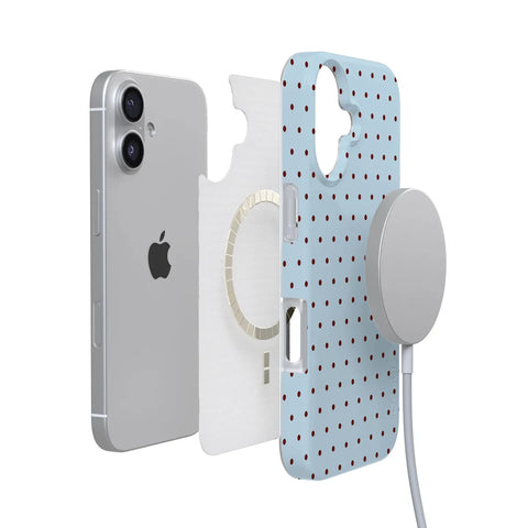 On the Dot | Blue Polka Dot Case