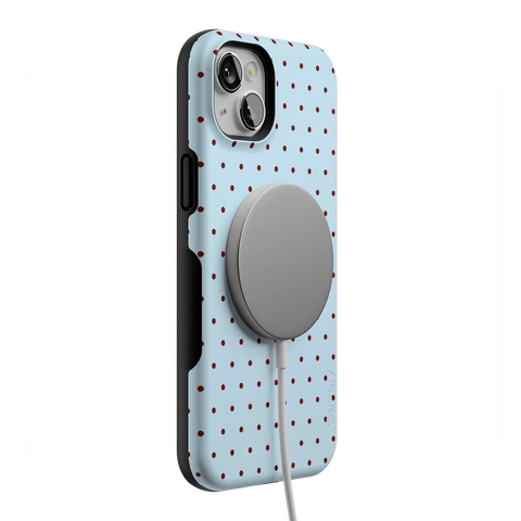 On the Dot | Blue Polka Dot Case