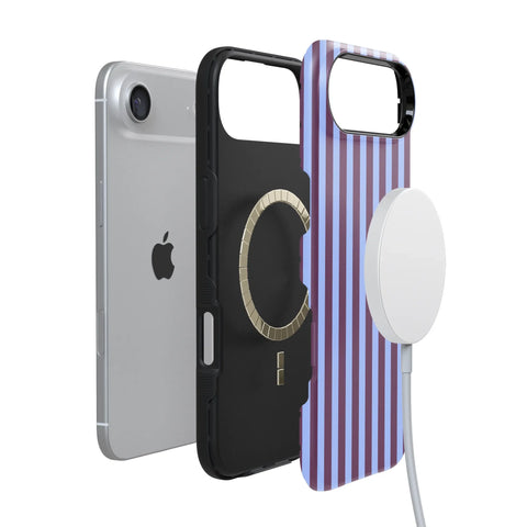 Perfect Stripes | Purple & Blue Stripes Case