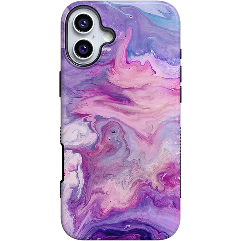 Tie Dying Over You | Purple Marble iPhone Case
