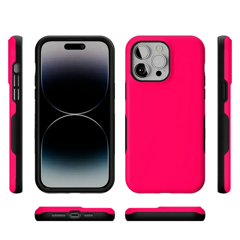Think Pink | Solid Neon Pink Case