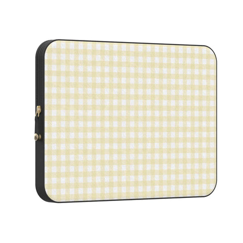 Pastel Picnic | Yellow Gingham Laptop Case