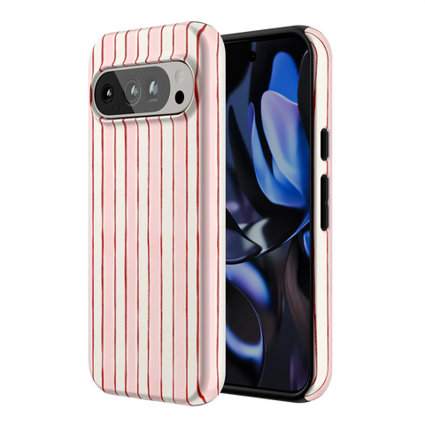 Pretty in Pastel | Blush Stripes Case