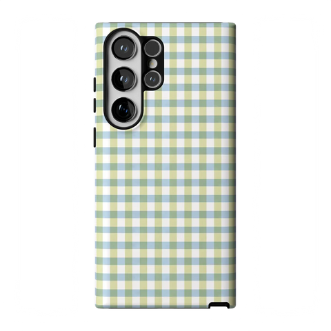 Pastel Picnic | Blue & Green Gingham Case