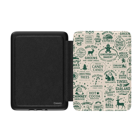 Santa's Stamps | Holiday Market Kindle Case