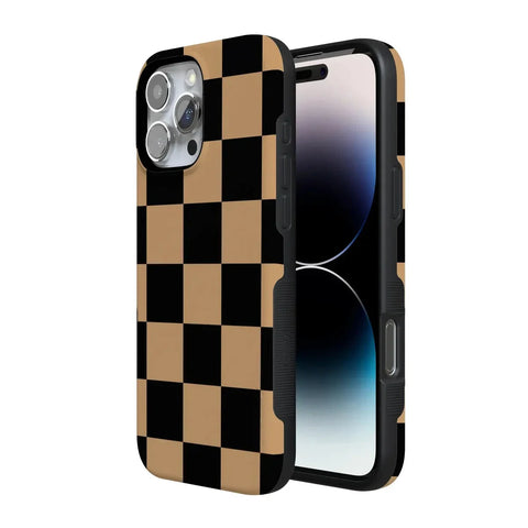 Fit Check | Black & Brown Checkerboard Case
