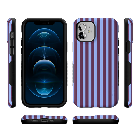 Perfect Stripes | Purple & Blue Stripes Case