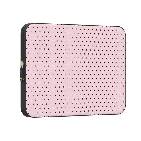 On the Dot | Pink Polka Dot Laptop Case