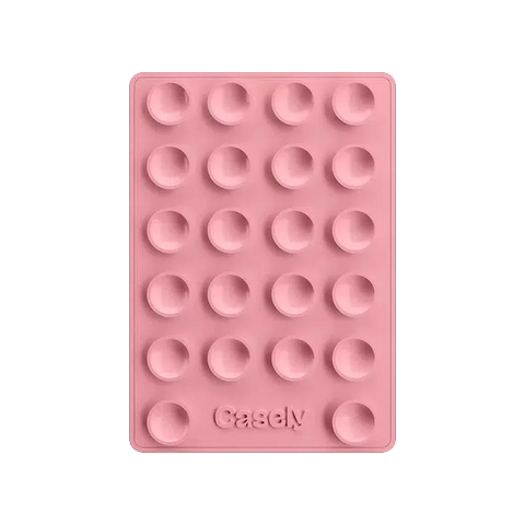 Grippy | Pink Silicone Suction Phone Mount with MagSafe