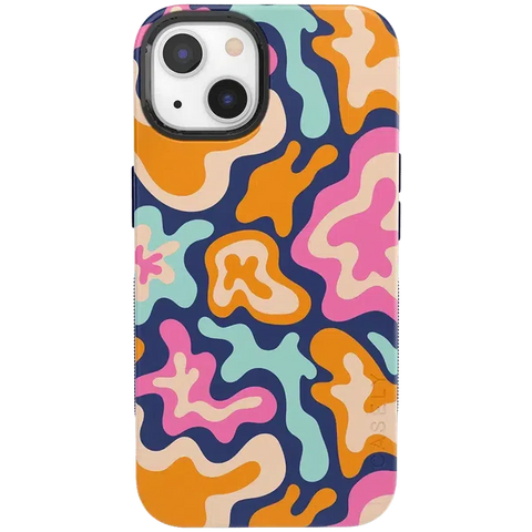 Midnight Color Splash | Abstract Retro Case