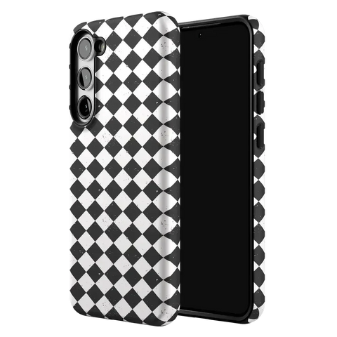 Salem's Hex | Black & White Checkered Case