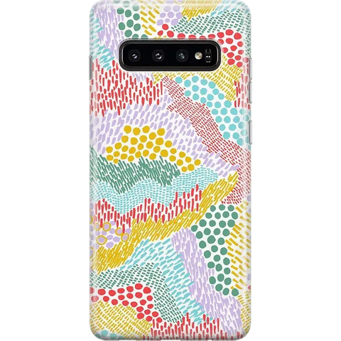 Color Me Happy | Pattern Colorblock Samsung Case