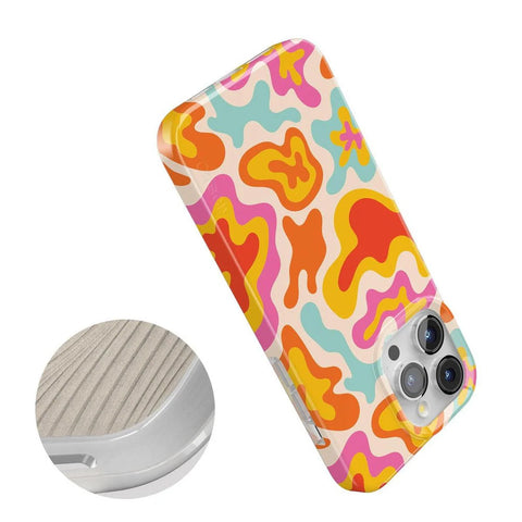 Tropical Color Splash | Abstract Retro Case