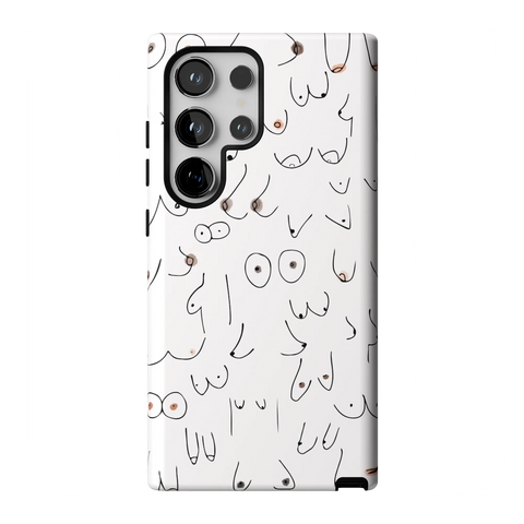 I'm With Her | Black & White Boobs Case