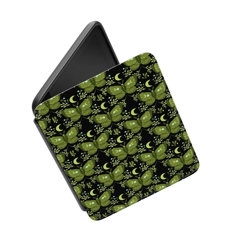 Mystic Moths | Green Twilight Kindle Case