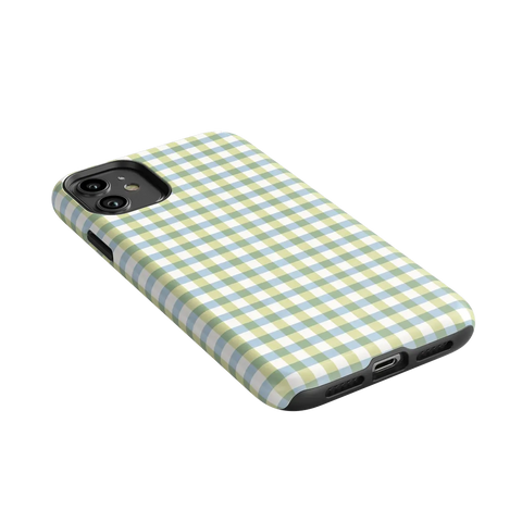Pastel Picnic | Blue & Green Gingham Case