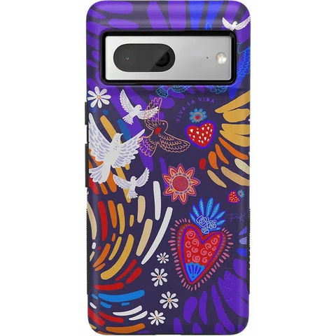 Viva La Vida | Frida Kahlo Collage Floral Google Pixel Case