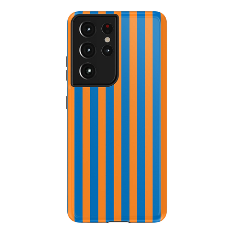 Go New York | Blue & Orange Stripes Case