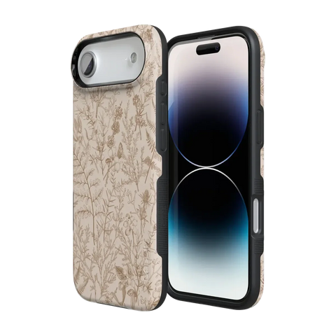 Beige Garden | Neutral Floral Case
