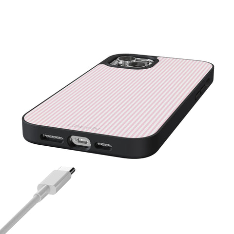 Stripes and the City | Light Pink Pinstripe Case