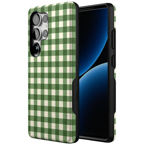 Checked Twice | Green Plaid Case