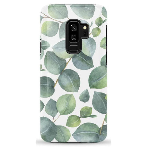 Leaf Me Alone | Green Floral Print Samsung Case