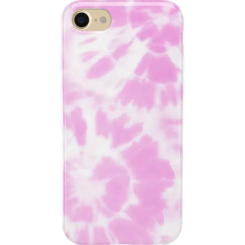 Down for Whatever | Light Pink Tie Dye Case