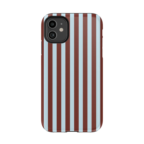 Sunday in Brooklyn | Blue Stripes Case