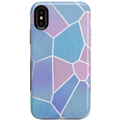 Other Side | Holographic Metallic Stained Glass Marble Case