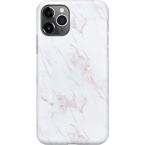 Subtle Blush | White and Pink Marble Case