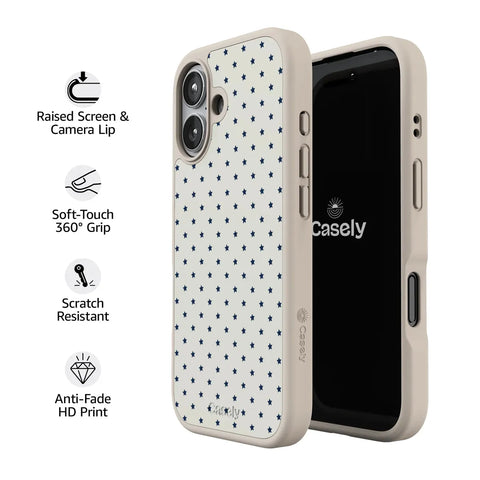 Tiny Stars | Blue & White Case