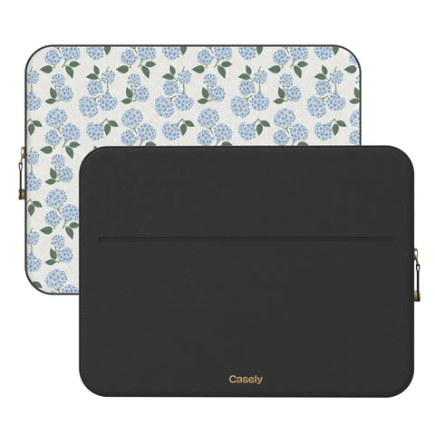 Nantucket Cottage | Blue Hydrangea Laptop Case