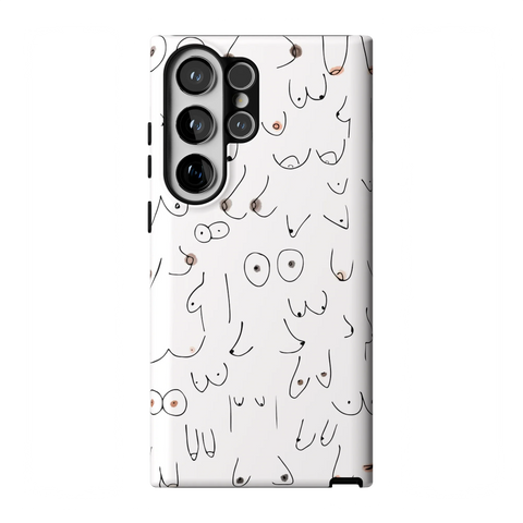 I'm With Her | Black & White Boobs Case
