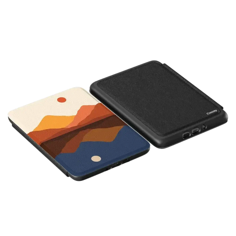 Opposites Attract | Day & Night Colorblock Mountains Kindle Case