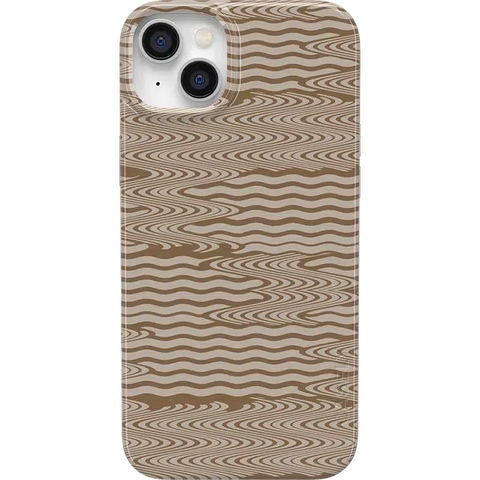 Mocha Ripple | Brown Waves Case