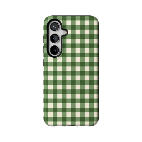 Checked Twice | Green Plaid Case