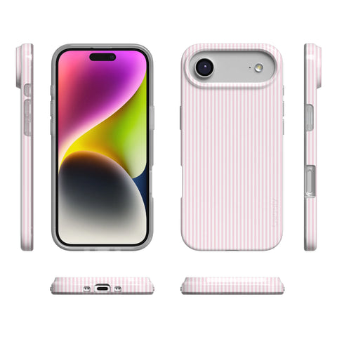 Stripes and the City | Light Pink Pinstripe Case